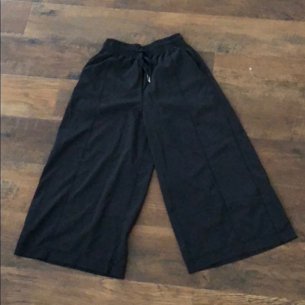 lululemon athletica Black Wide Leg Pants